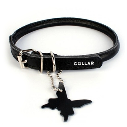 CoLLaR GLAMOUR Ошейник для длинношерстных собак, ширина 9 мм, длина 20-25 см, черный – интернет-магазин Ле’Муррр