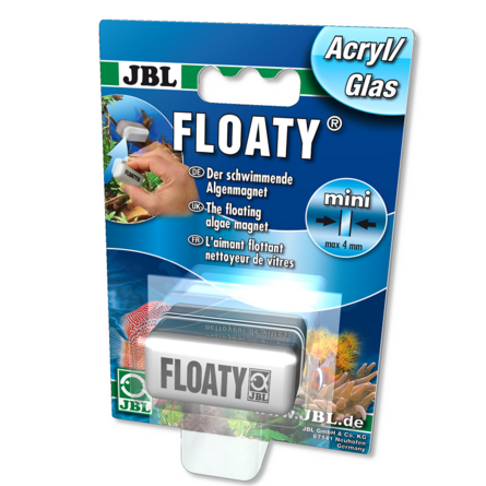 JBL Floaty Acryl/glass Плавающий магнитный скребок для чистки акриловых аквариумов с толщиной стенок до 4 мм – интернет-магазин Ле’Муррр